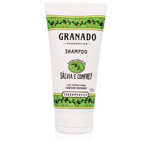 Shampoo Salvia E Confrey Cabelos Oleosos 180 Ml Granado   