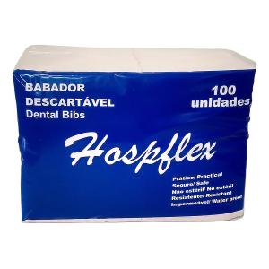 (F)Babador Descartavel Colorido 100 Unidades Hospflex (F)Babador Descartavel Colorido 100 Unidades Hospflex