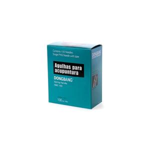 Agulha Acupuntura 0,25x40mm 100 Unidades Dong Bang Agulha Acupuntura 0,25x40mm 100 Unidades Dong Bang