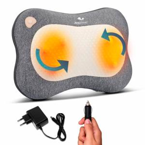 Encosto Massageador Smart Pillow Com Adaptador Relaxmedic   RM-ES0610A