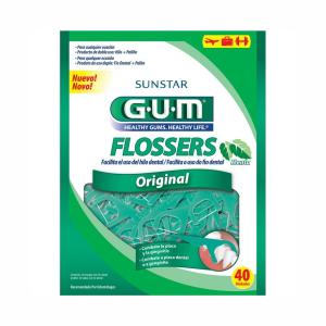 Fio Dental Flossers 40 Unidades Gum 