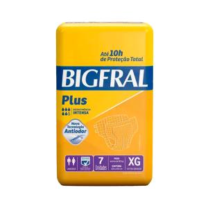 (Sl)Fralda Bigfral Plus Extra Grande 7 Unidades